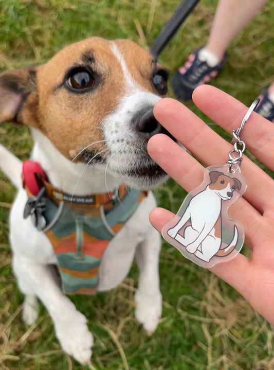 Dog Keyring - Jack Russel