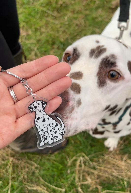 Dog Keyring - Dalmatian