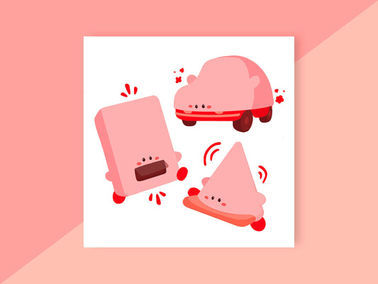 Mouthful Mode - Kirby Art Print