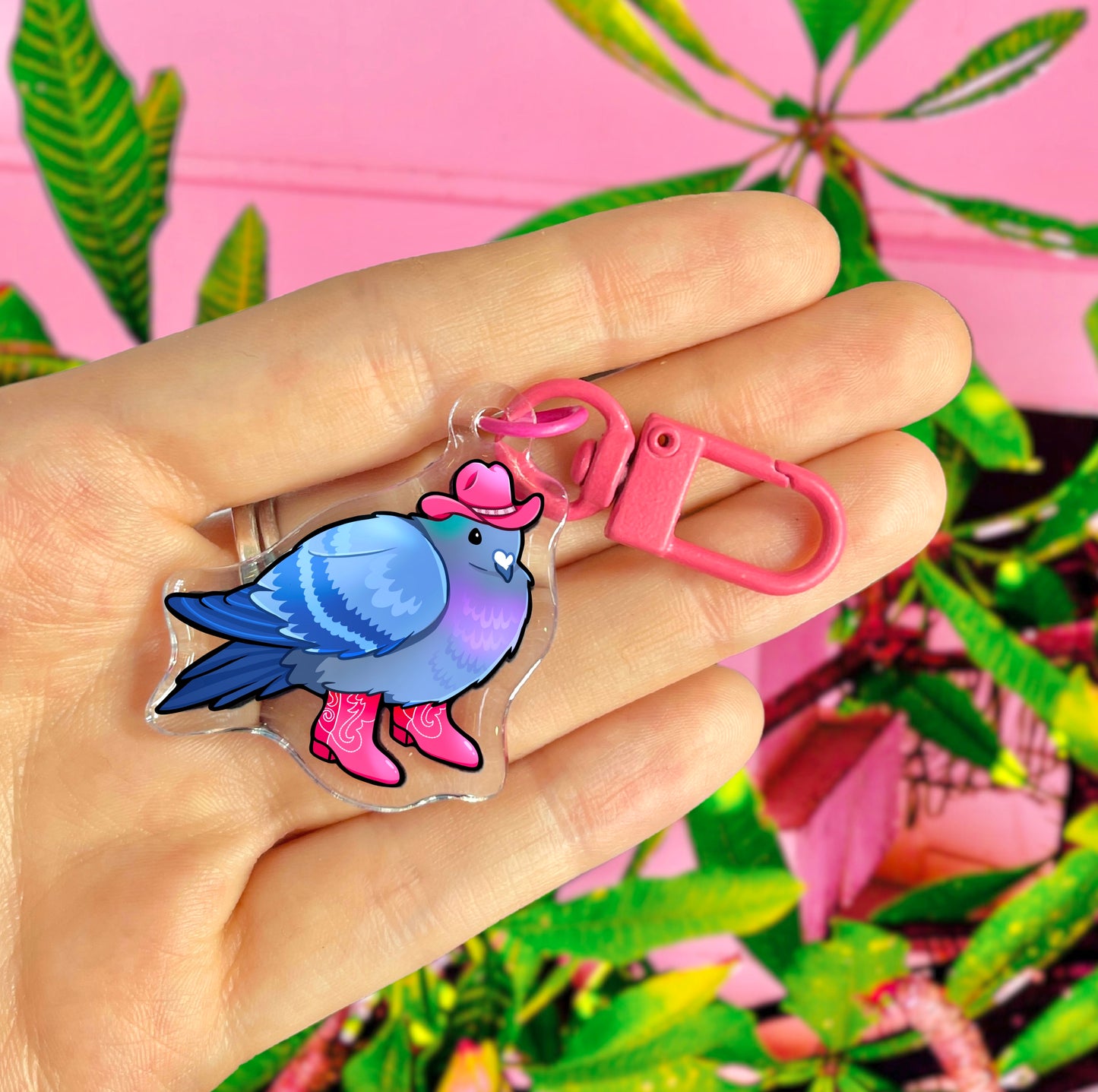 Rodeo Pigeon - Keyring