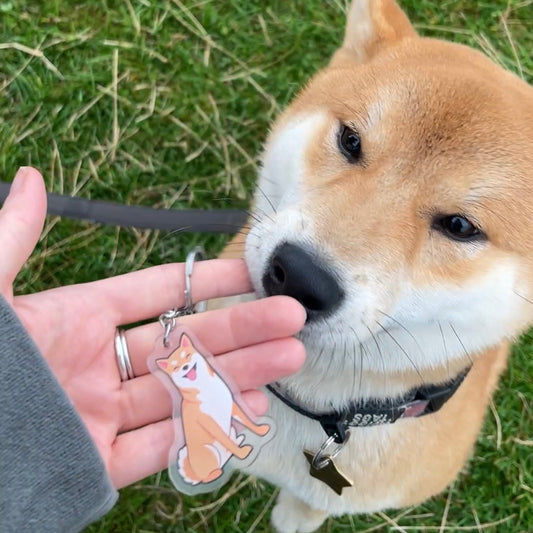 Dog Keyring - Shiba Inu