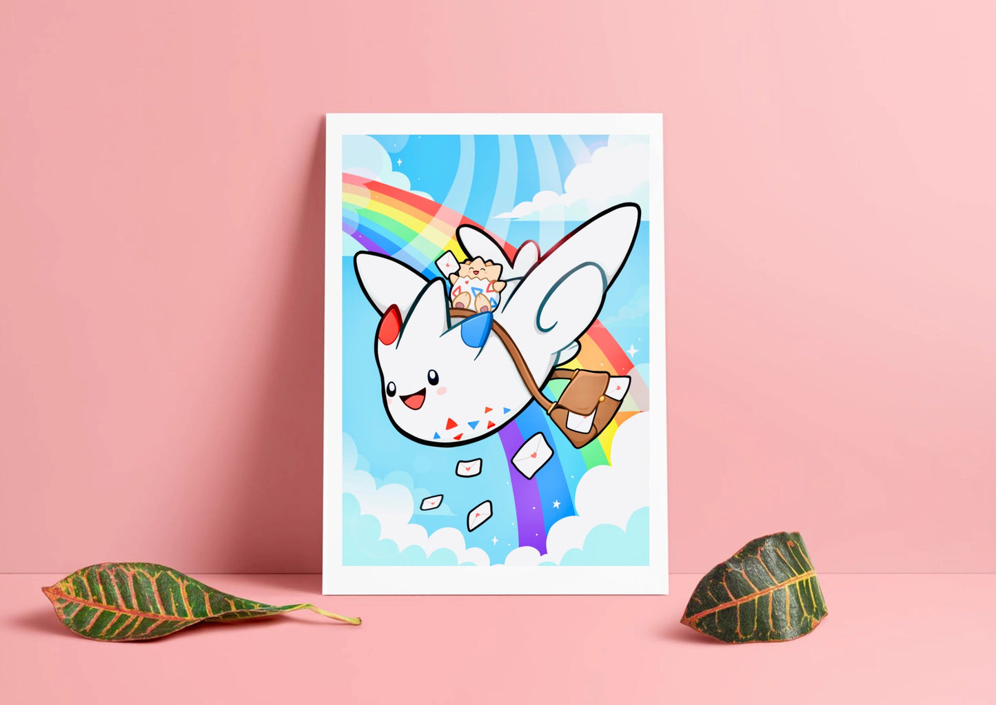 Togekiss & Togepi - Art Print