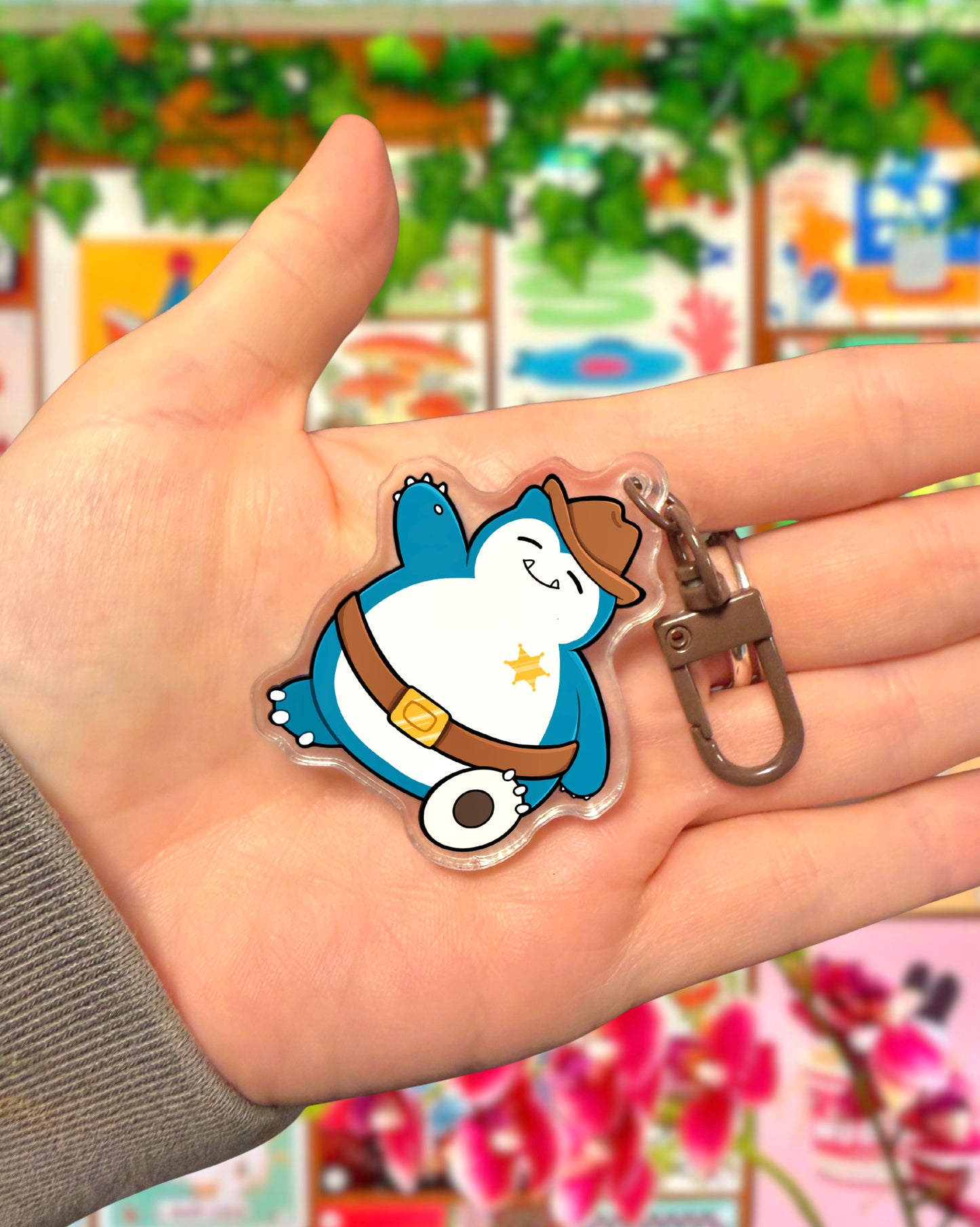 Sherrif Snorlax - Keyring