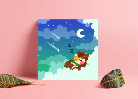 Blathers - Animal Crossing Art Print