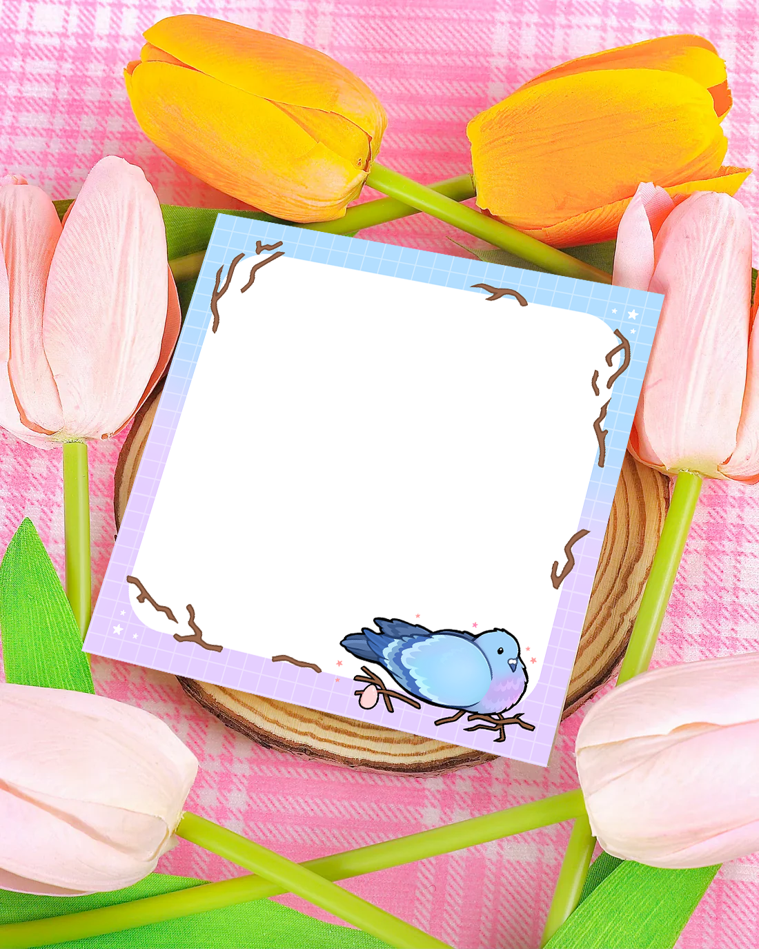 Pigeon Memo Pad - Adhesive Sticky Notes