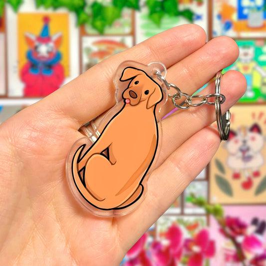 Dog Keyring - Rhodesian Ridgeback