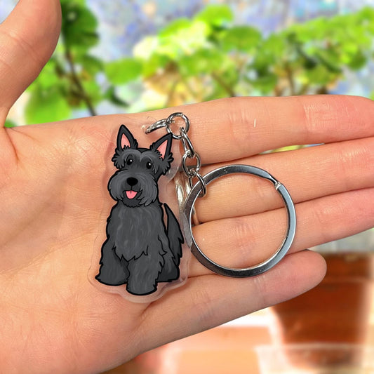 Dog Keyring - Scottish Terrier