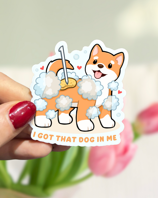 Nintendogs “I got that dog in me” - Single Sticker