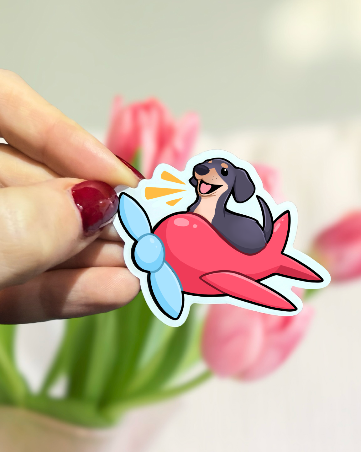 Ha Ba De Ga Ba (Dog of Wisdom) - Single Sticker