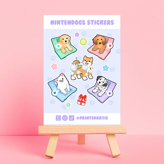 Nintendogs - Sticker Sheet