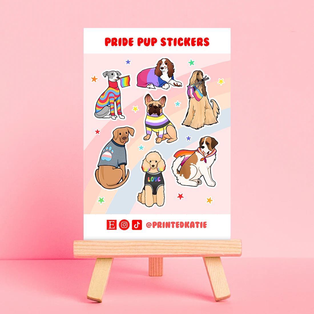 Pride Pups - Sticker Sheet