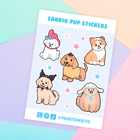 Sanrio Pups - Sticker Sheet