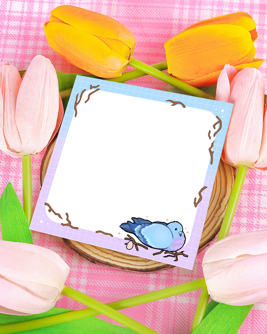 Pigeon Memo Pad - Adhesive Sticky Notes