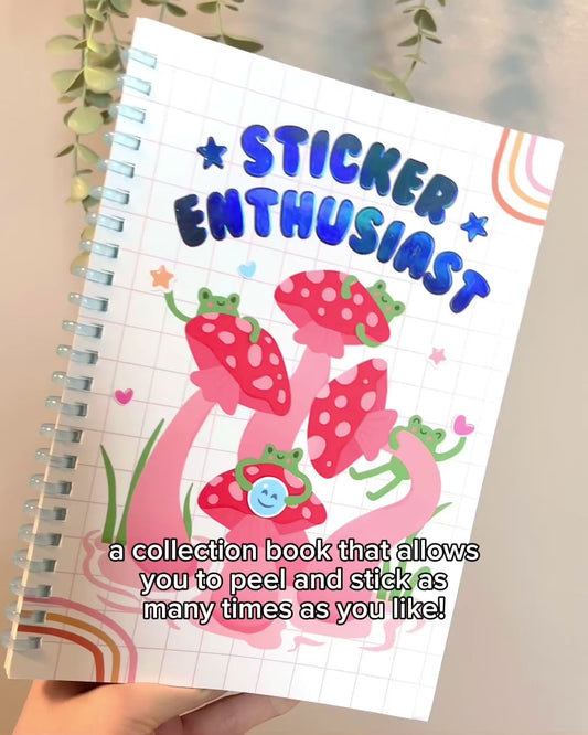 Reusable Sticker Book - Frog Design